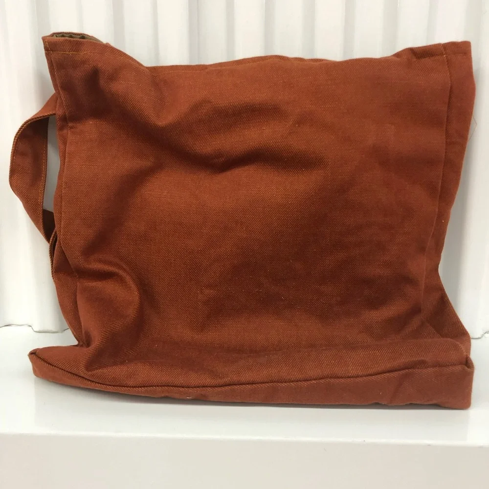 Tribal Print Rust Tote Bag